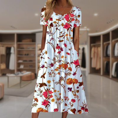 Amara | Elegant Floral Dress