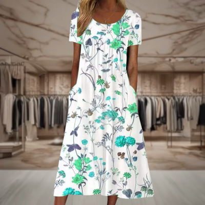 Amara | Elegant Floral Dress