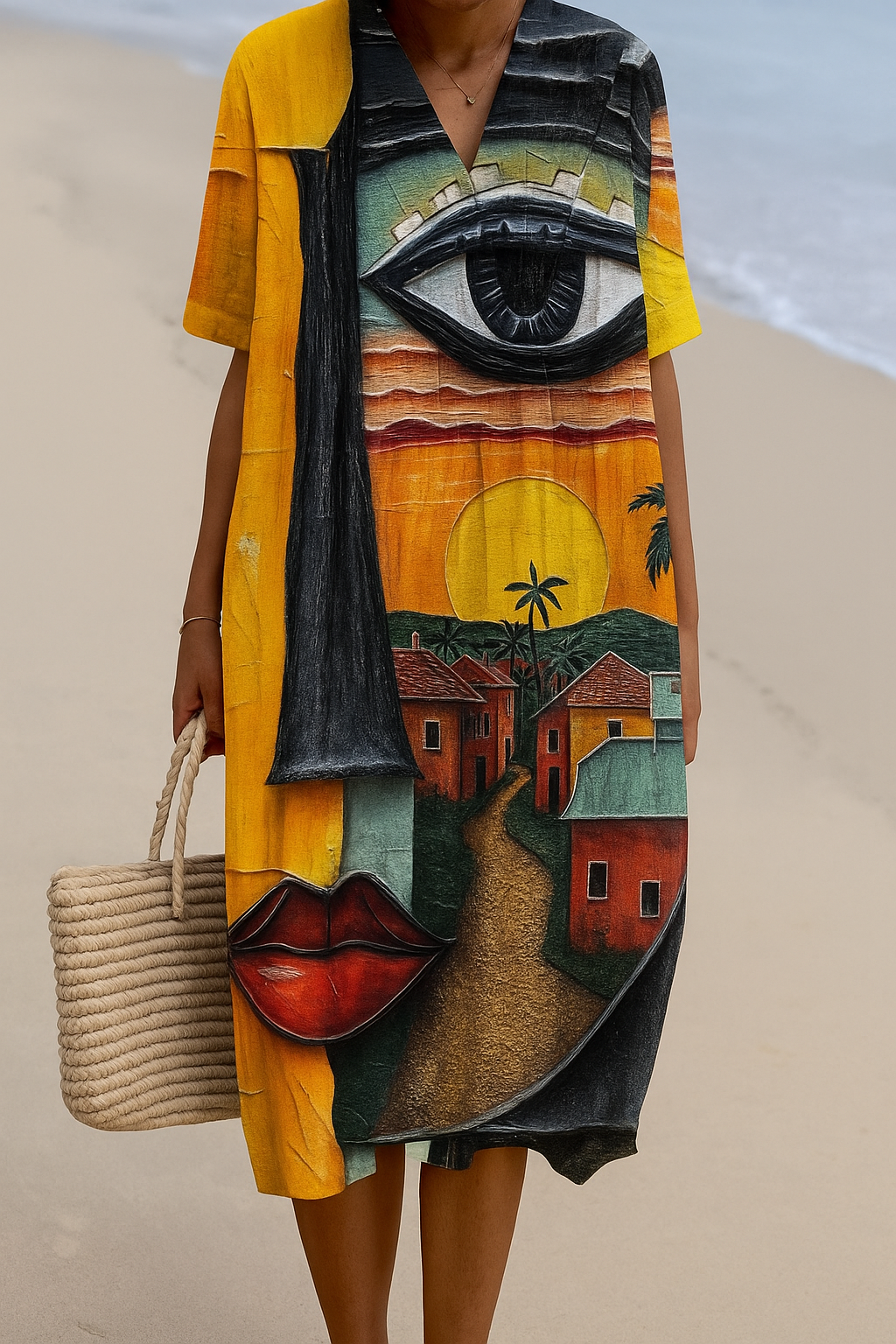 The Dreamscape Vista | Art-Inspired Dress