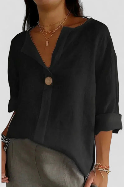 Zamma™ - Relaxed V-Neck Top