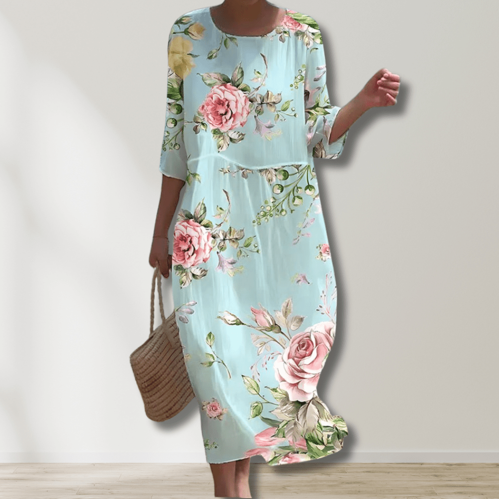 Keely | Sunset Flower Dress